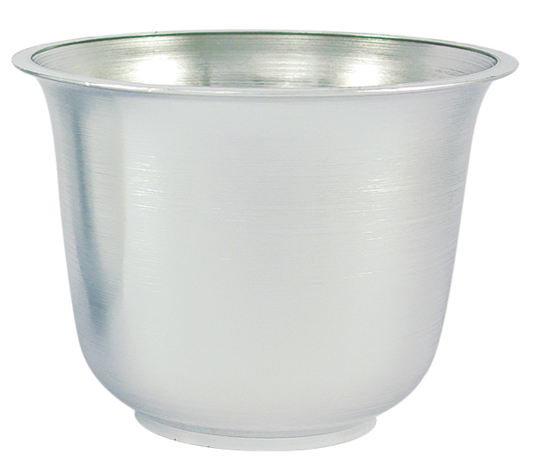 Silver Spun Planter