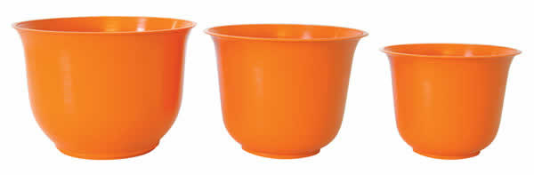 Orange Spun Planter